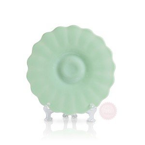 mint green plate hire