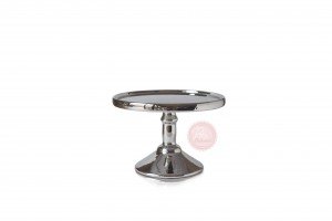 silver cake stand hire