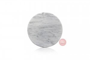 Circle marble platter hire