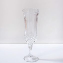 crystal champagne glass hire