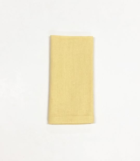 mustard napkin hire